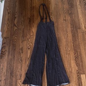 Urban Outfitters Polka Dot Suspender Pants